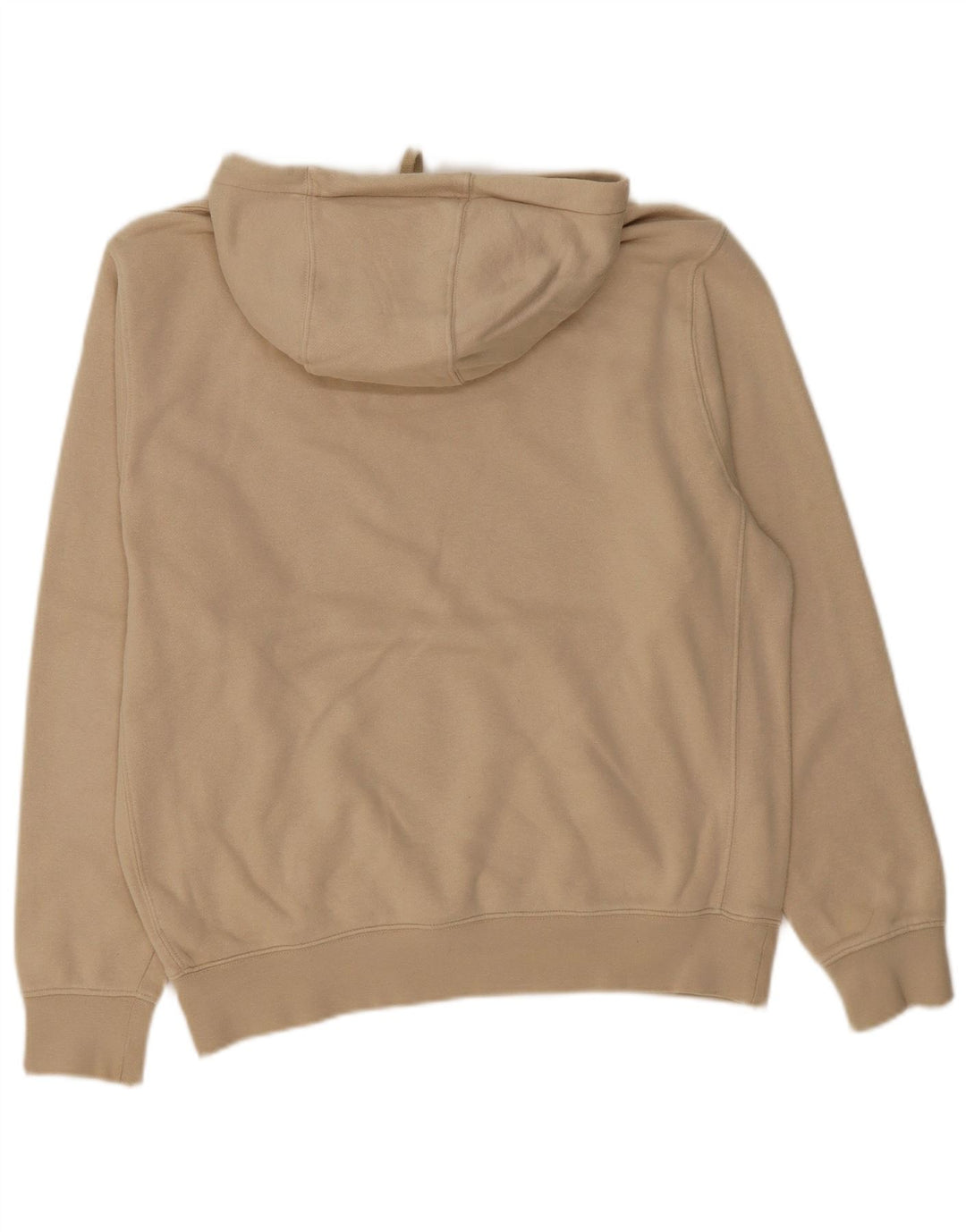 NIKE Mens Hoodie Jumper Médio Bege Algodão