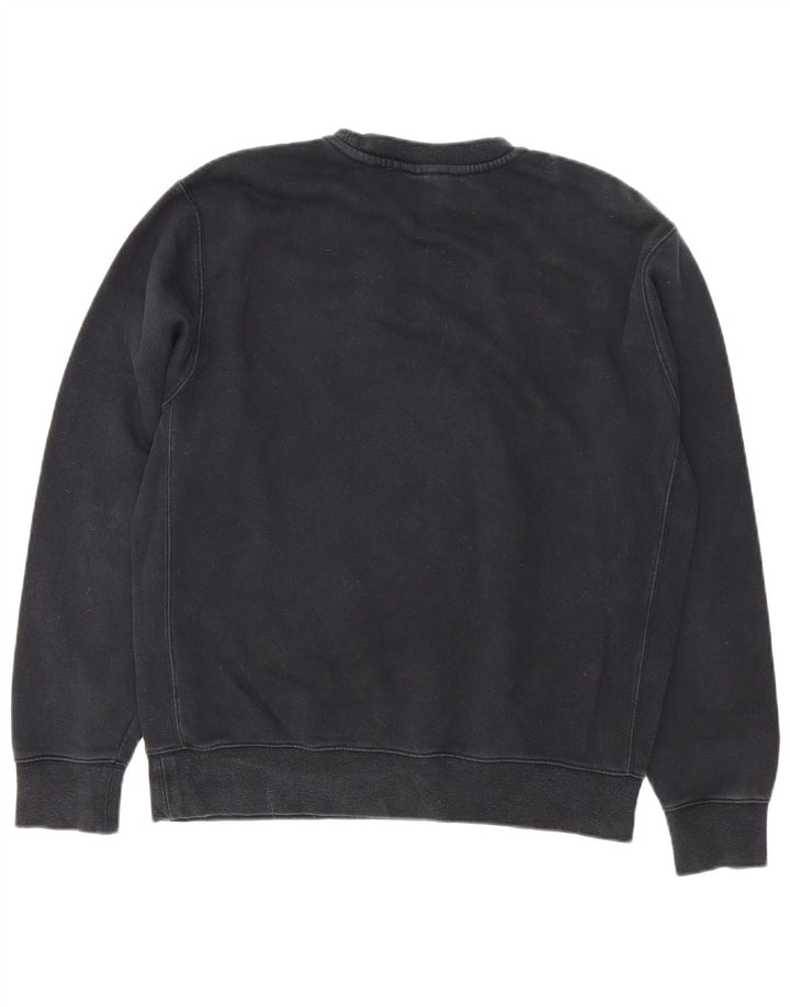 Nike masculino moletom jumper médio algodão preto