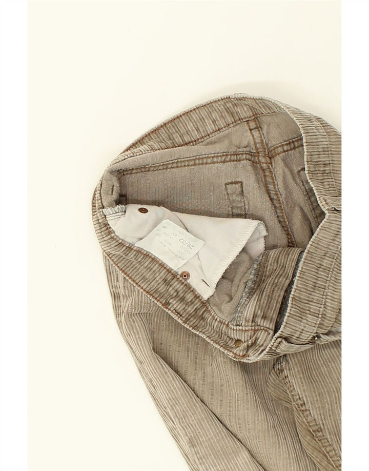 MUSTANG Womens Bootcut Corduroy Trousers W29 L27 Beige Cotton Vintage Mustang and Second-Hand Mustang from Messina Hembry 