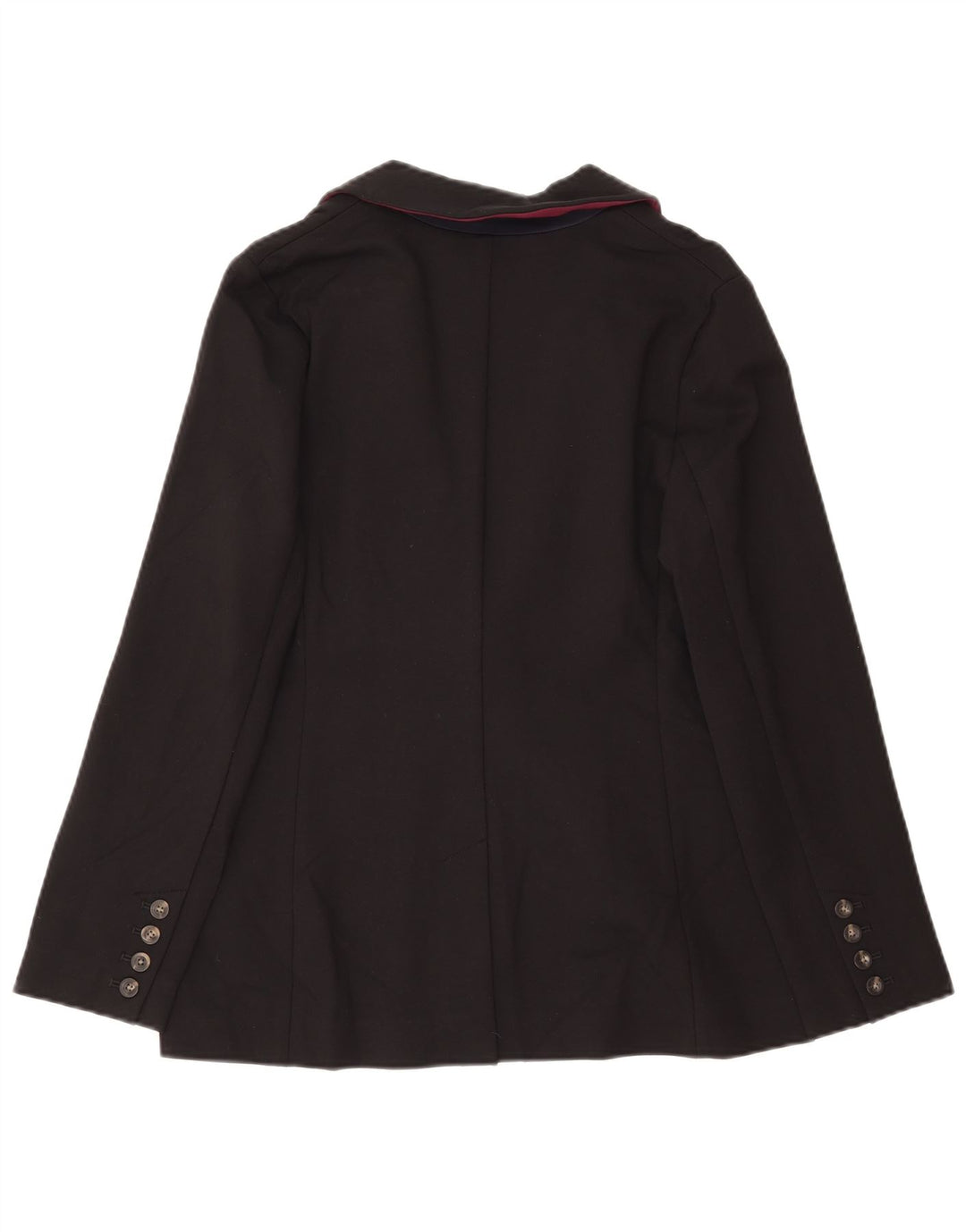 Jaqueta blazer feminina Boden com 1 botão Reino Unido 12 viscose preta média