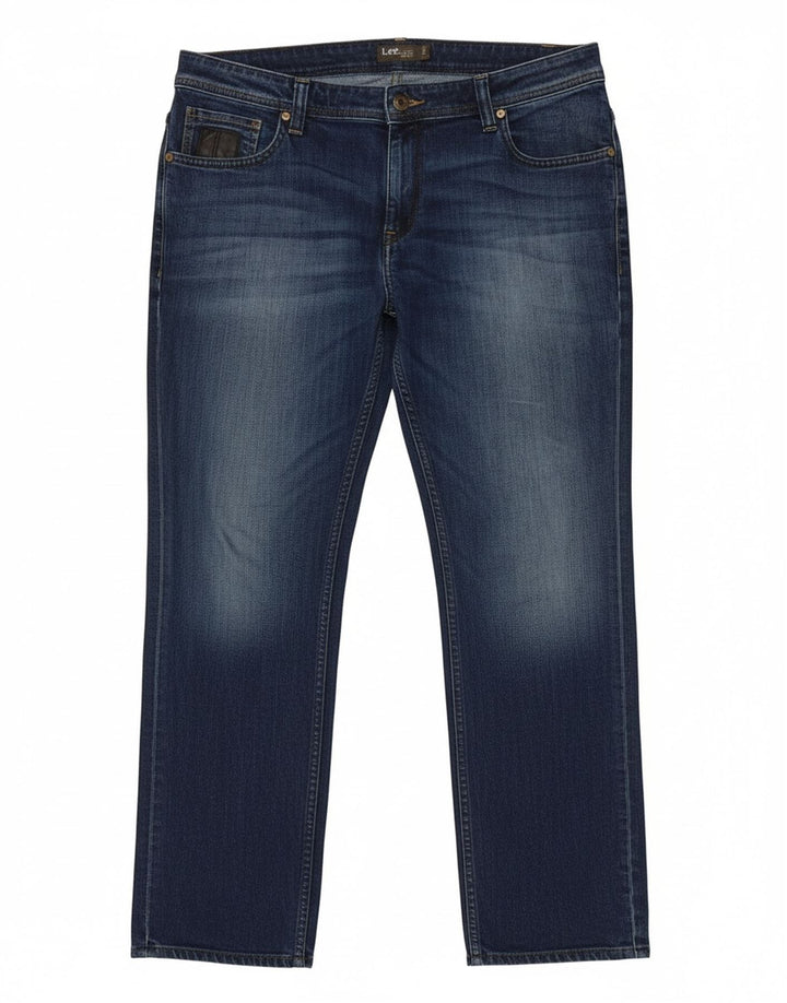 Jeans retos masculinos LEE W38 L29 algodão azul