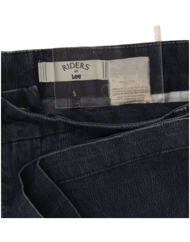 Lee Womens Riders Chino Shorts W32 Grande Algodão Azul