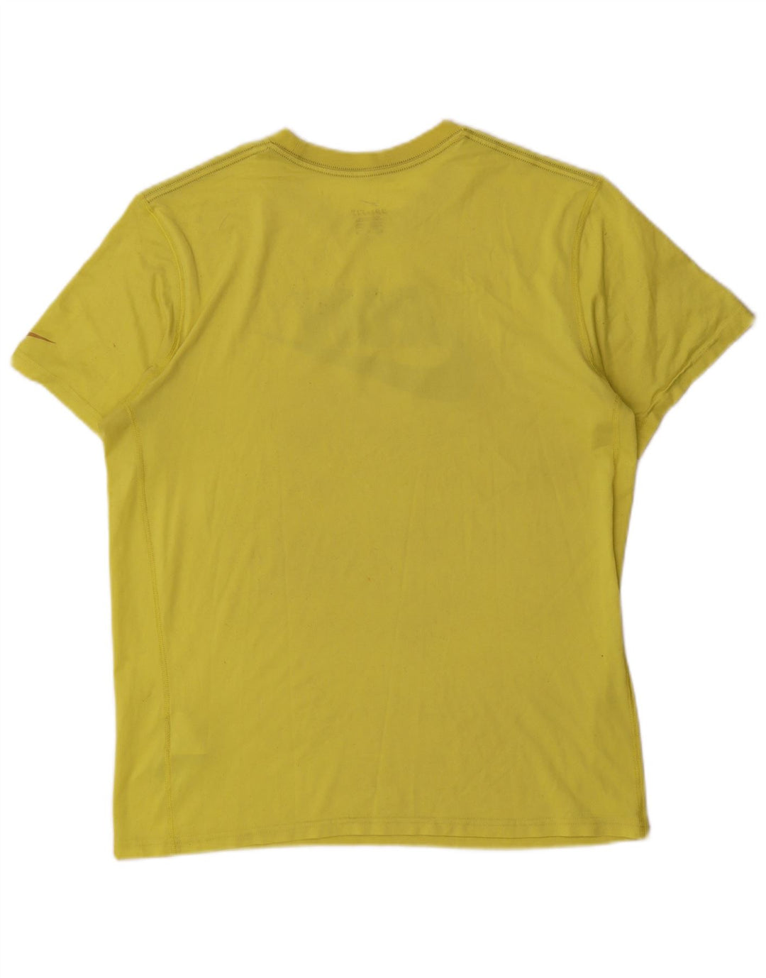 Camiseta Nike Masculina Dri Fit Graphic Top Médio Poliéster Amarelo