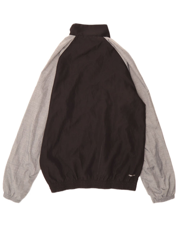 Adidas Mens Tracksuit Top Jacket UK 36/38 Pequeno Preto Colourblock Sports