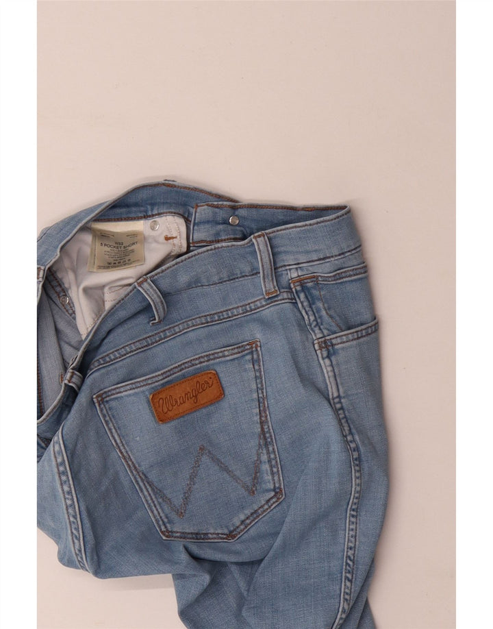 Shorts jeans masculino Wrangler W32 algodão azul médio