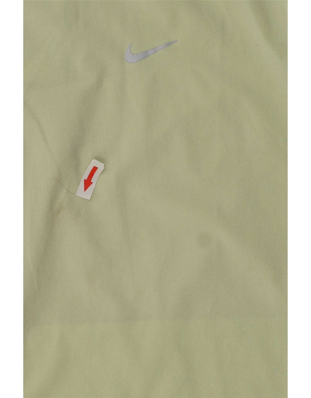 Jaqueta de chuva com capuz Nike Womens UK 18 XL verde poliéster