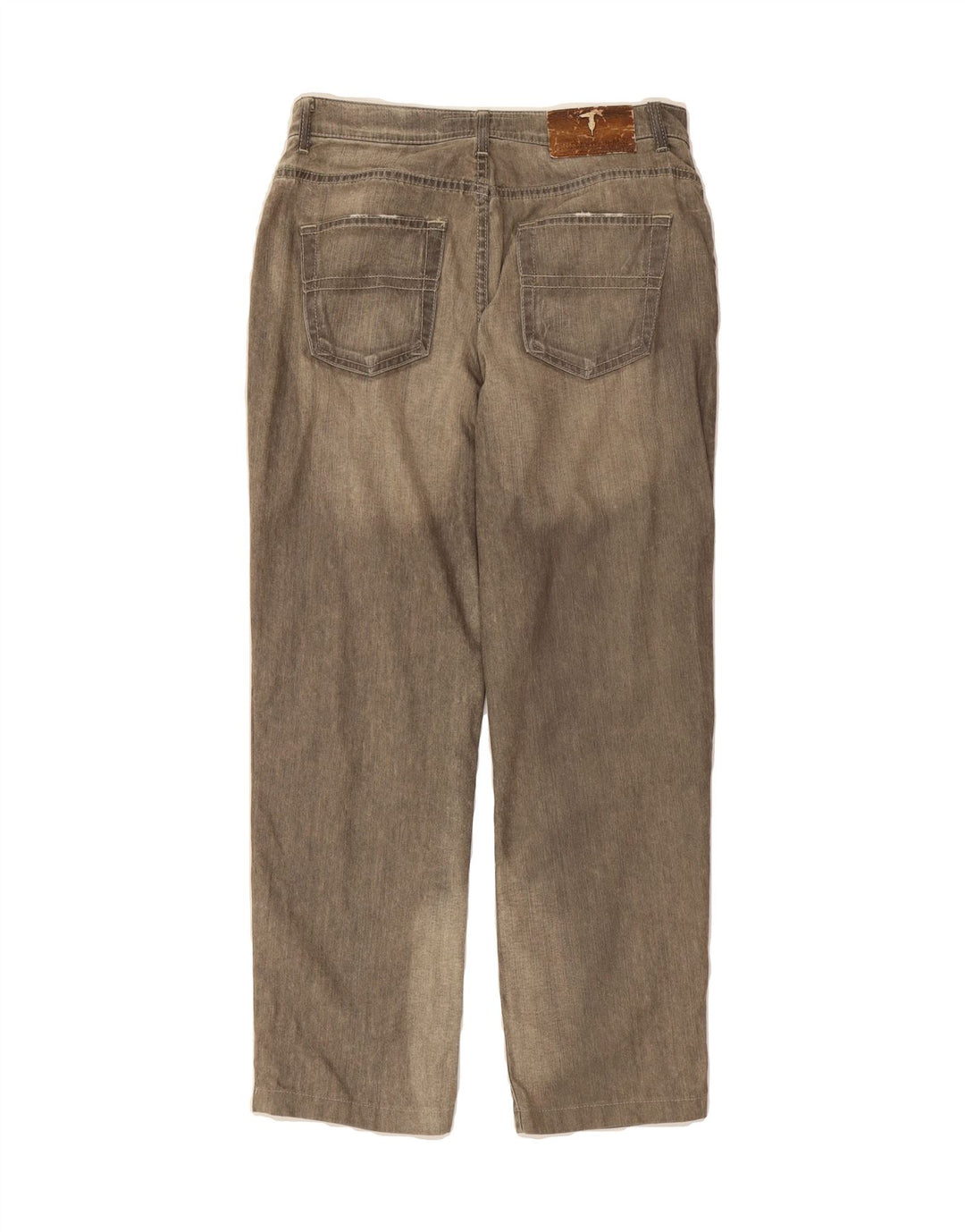 TRUSSARDI Womens Straight Jeans W28 L27 Grey Cotton Vintage Trussardi and Second-Hand Trussardi from Messina Hembry 