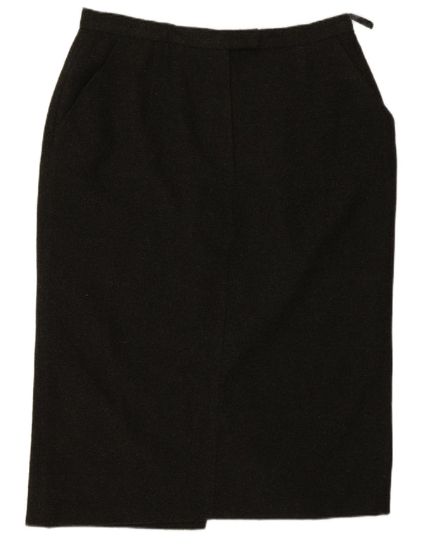 Saia lápis feminina St. Bernard UK 18 XL W34 poliéster cáqui