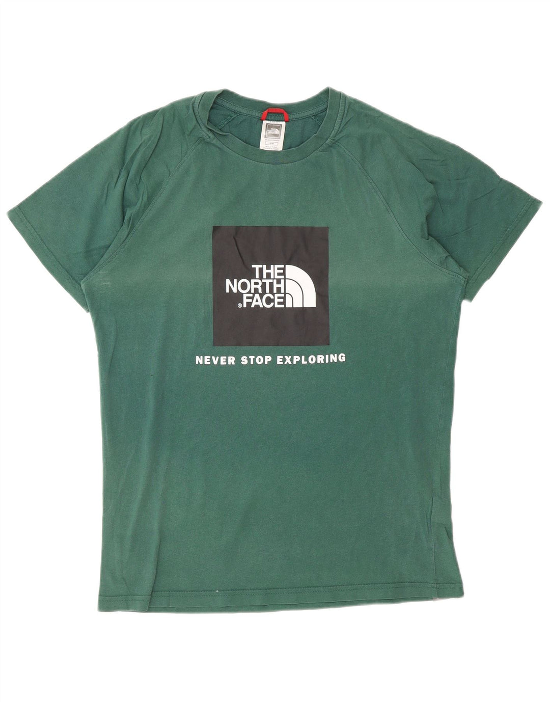 Camiseta gráfica masculina THE NORTH FACE Top de algodão verde médio
