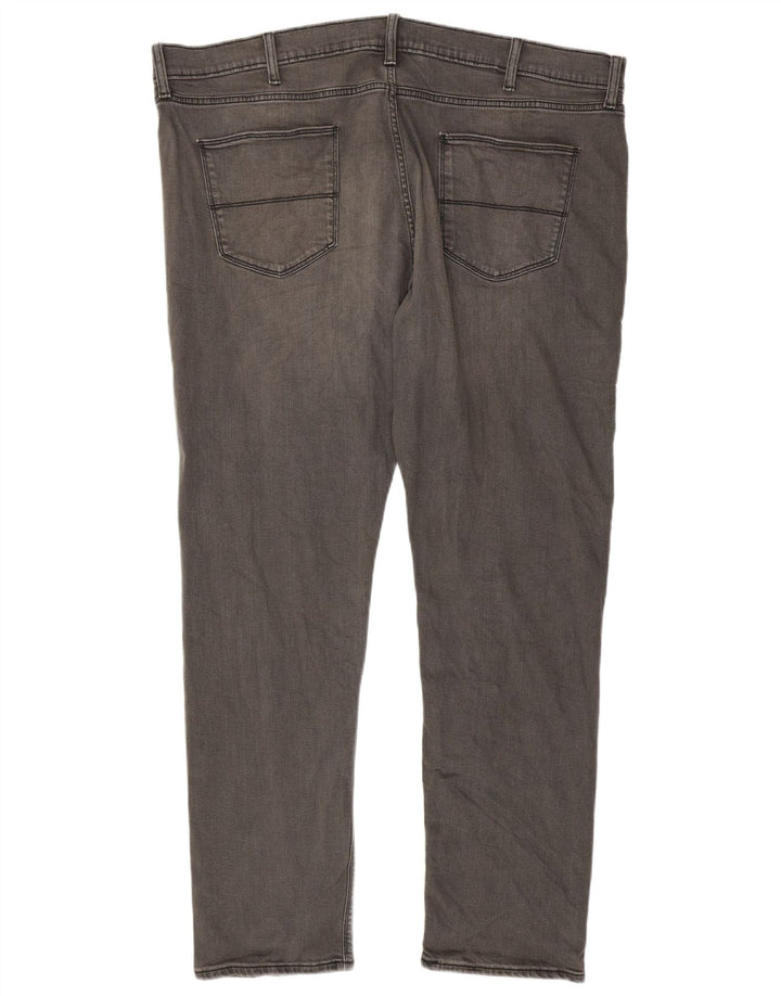 Marks & Spencer Mens Slim Jeans W42 L33 Cinza Algodão
