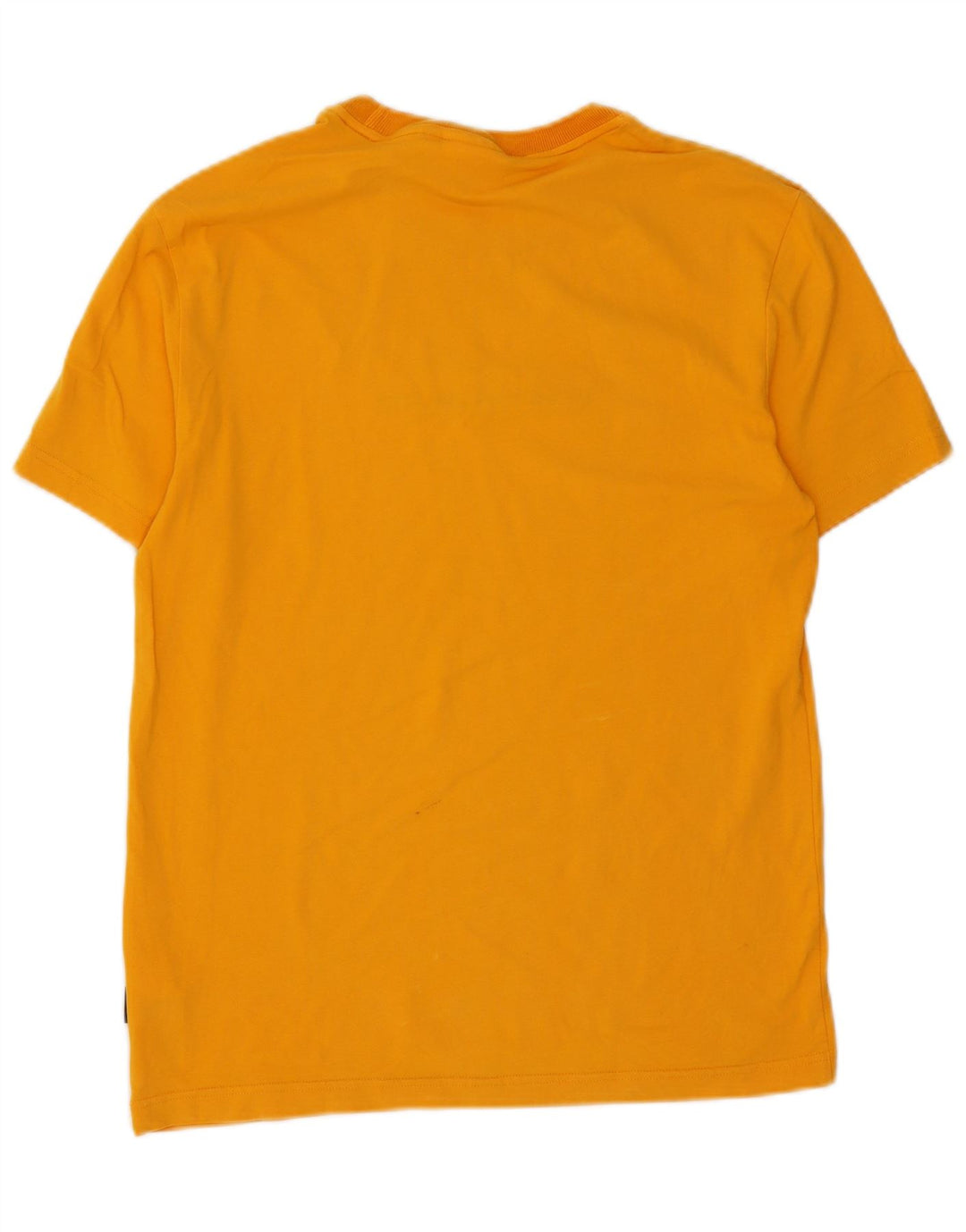Camiseta masculina Calvin Klein pequena laranja algodão