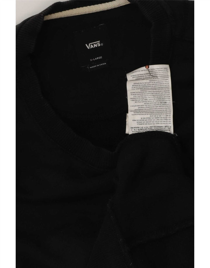Vans moletom masculino Jumper XL algodão preto