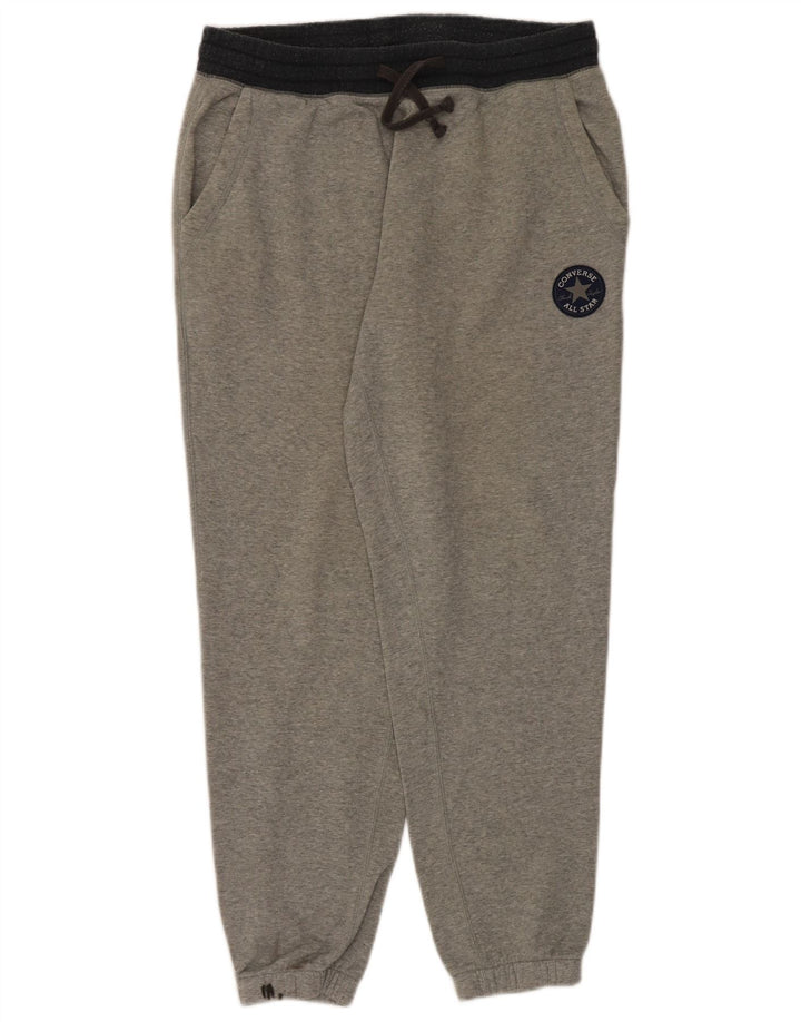 Calça de treino masculina Converse Joggers grande algodão cinza