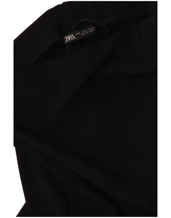 Saia midi feminina Zara pequena W26 preta