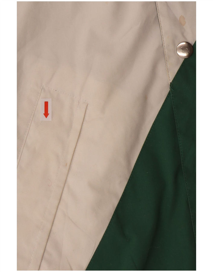 Jaqueta bomber masculina com capuz Patriot UK 36 algodão colorblock verde pequeno