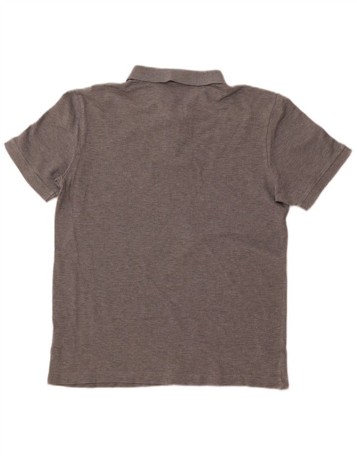 Camisa polo masculina PUMA algodão cinza médio