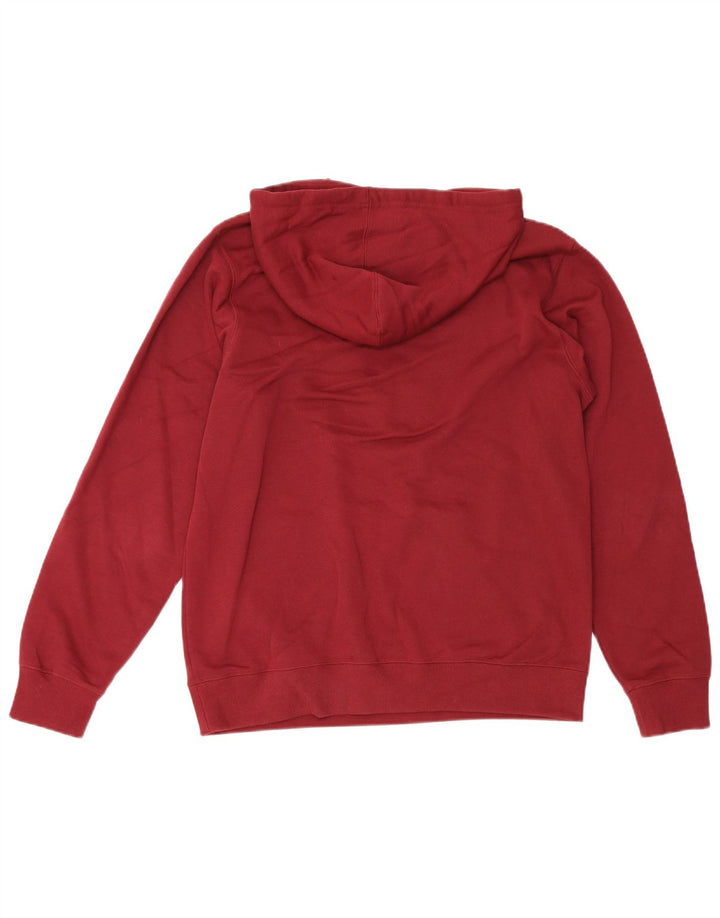Converse Mens Hoodie Jumper Médio Algodão Borgonha