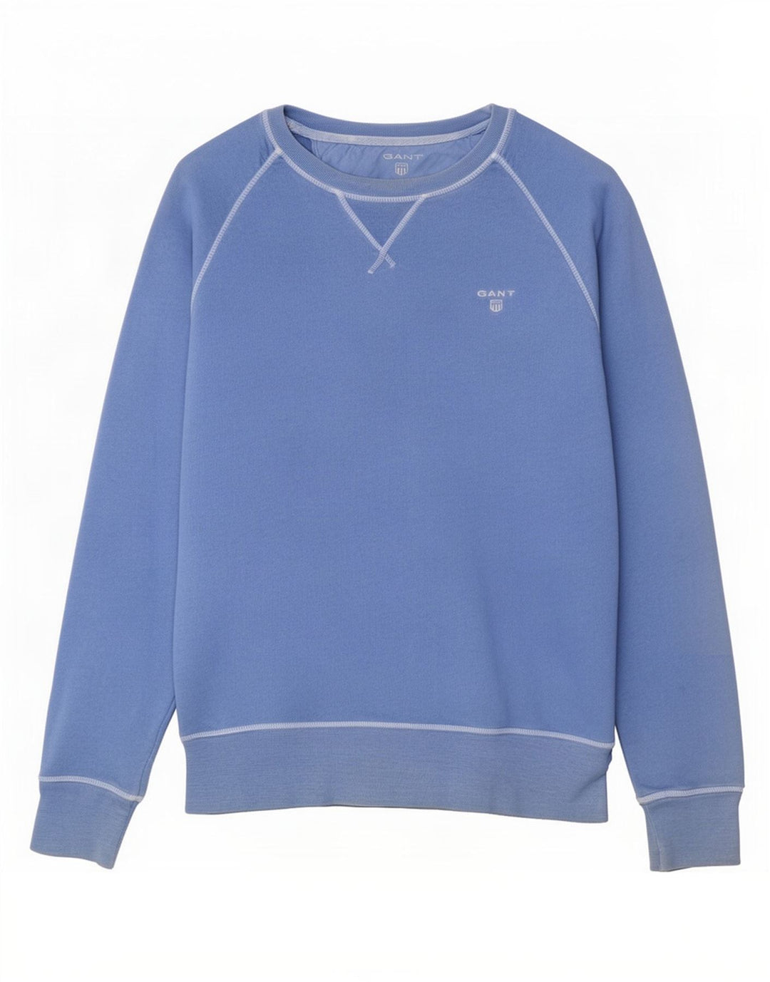 Gant moletom masculino jumper pequeno azul algodão