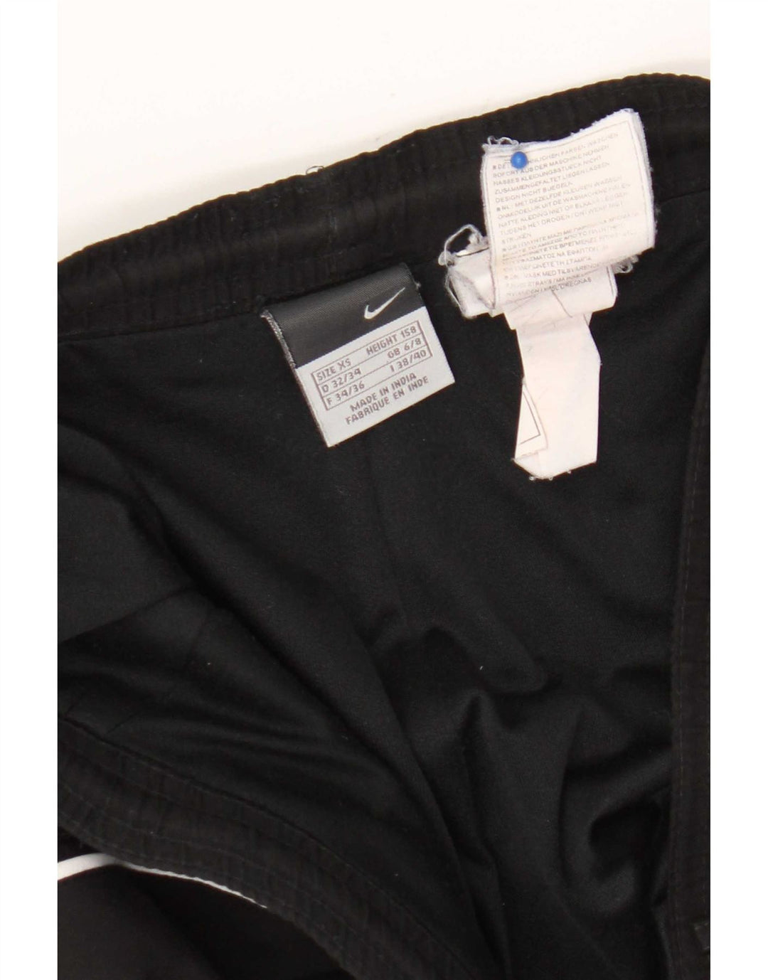 Calça de treino feminina Nike UK 6/8 XS poliéster preto