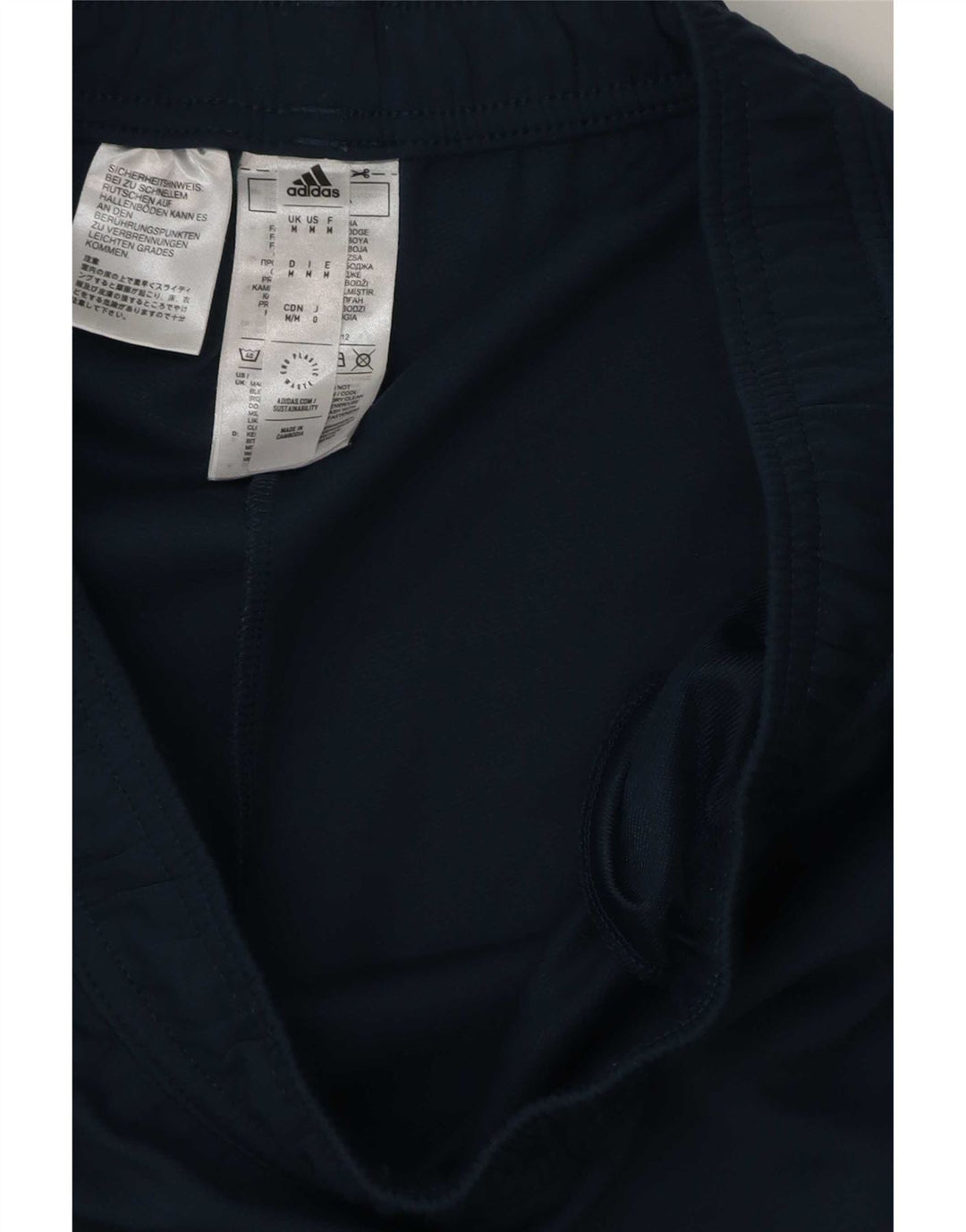 Calça de treino masculina Adidas Manchester United médio azul marinho poliéster