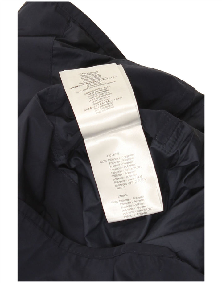 Jaqueta de chuva masculina Replay Graphic UK 36 poliéster azul marinho pequeno