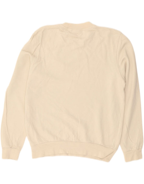 Moletom masculino Lacoste Graphic Classic Fit tamanho 4 bege médio