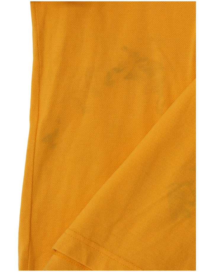 Camisa polo masculina FRED PERRY algodão amarelo médio