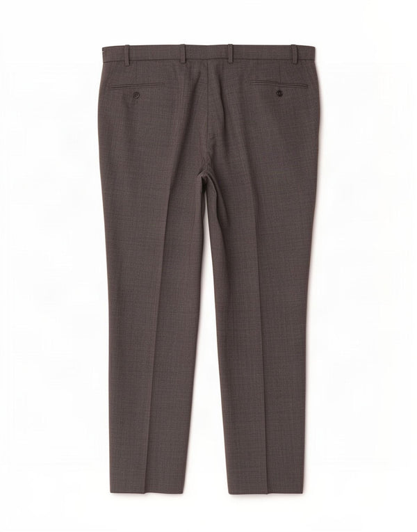 Calça masculina Marks & Spencer sob medida W40 L31 lã cinza