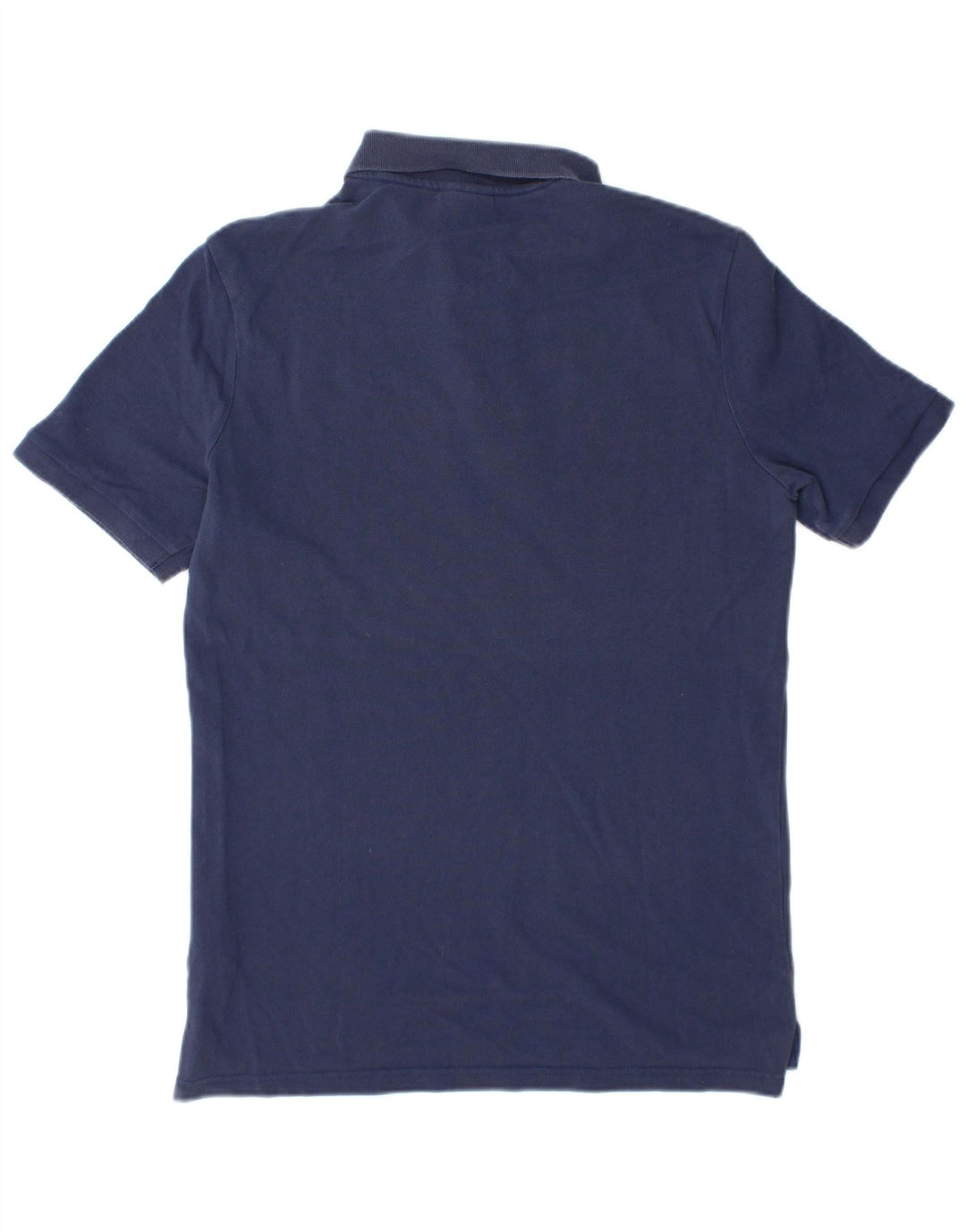 Camisa polo masculina Nike pequena algodão azul marinho