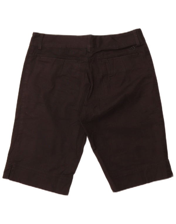Bermuda feminina Adidas US 8 médio W32 algodão preto