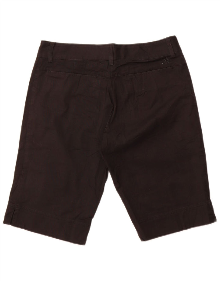 Bermuda feminina Adidas US 8 médio W32 algodão preto