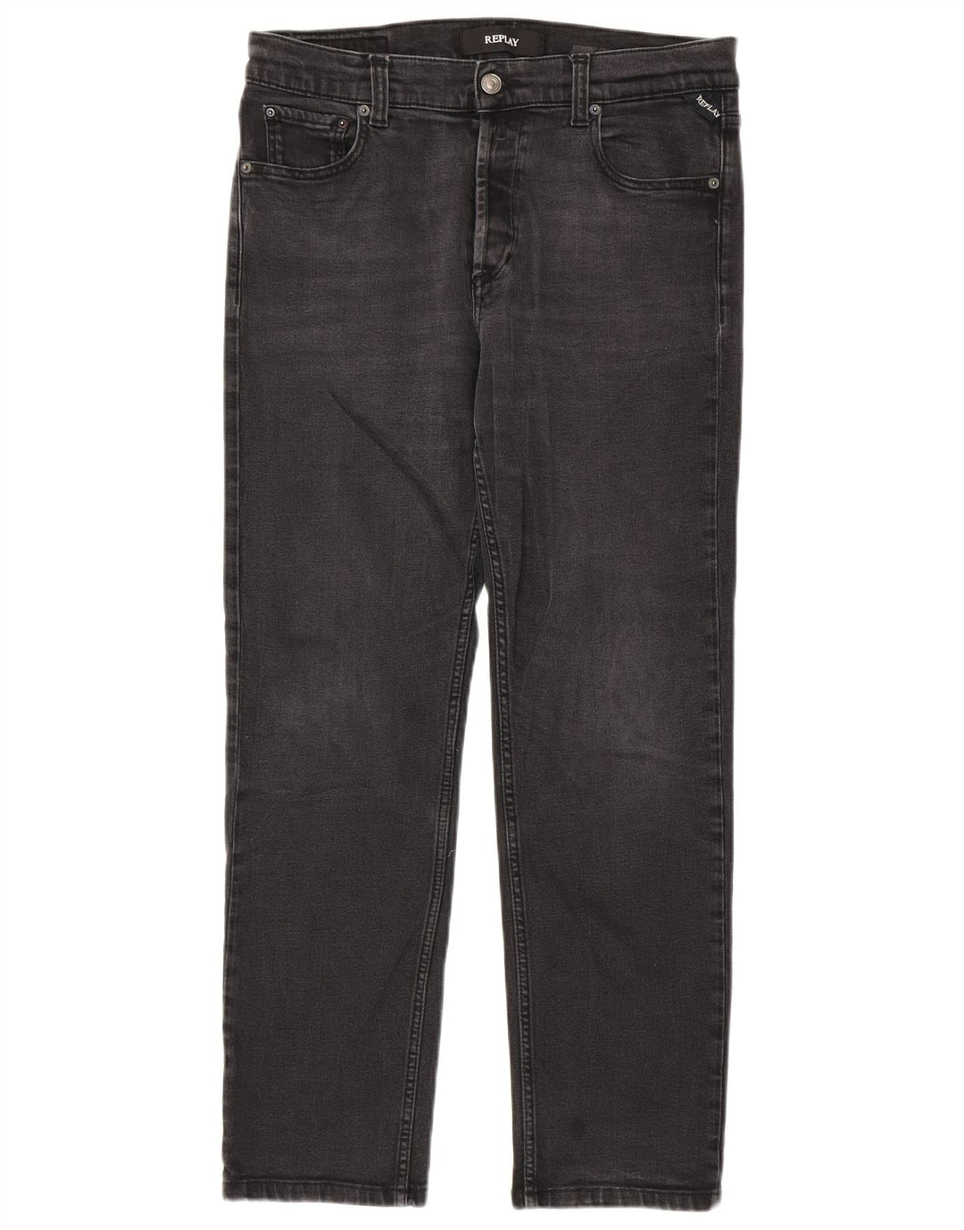Replay Jeans reto feminino W32 L28 cinza