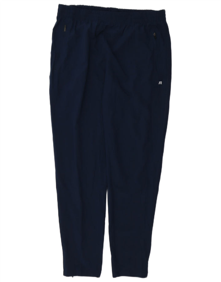 Calça de treino RUSSELL ATLÉTICA masculina Dri-Power grande azul marinho