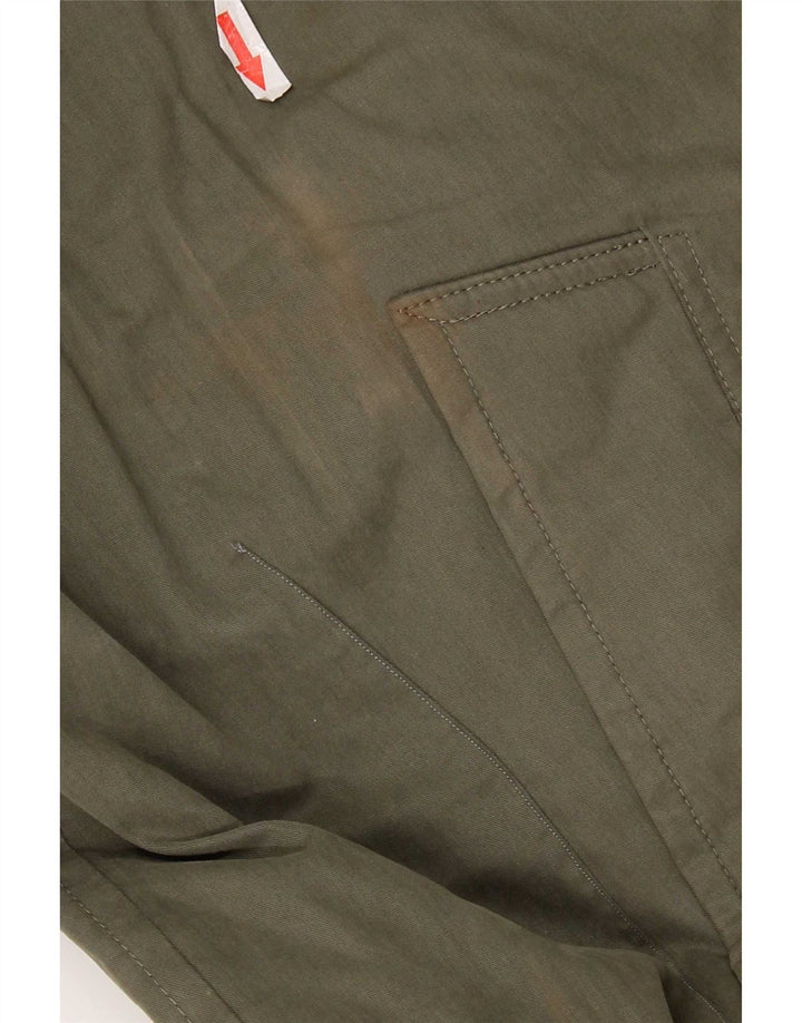 Sobretudo feminino Hugo Boss EU 54 2XL algodão cáqui