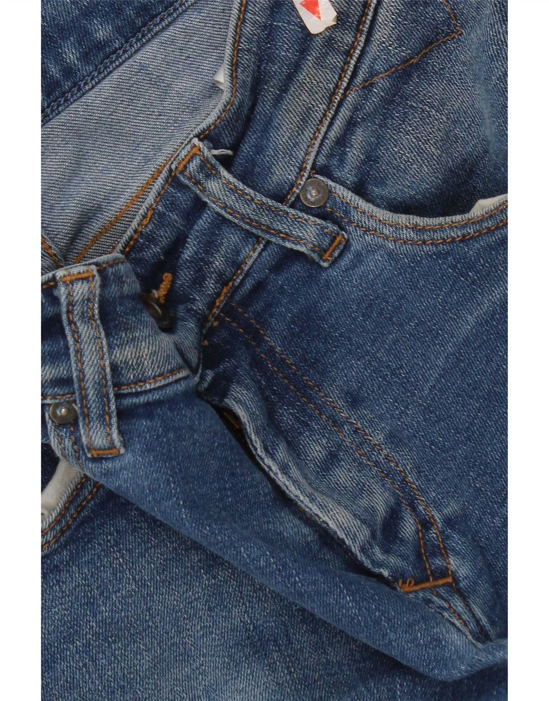 Tommy Hilfiger Masculino Slim Jeans W30 L32 Azul Algodão