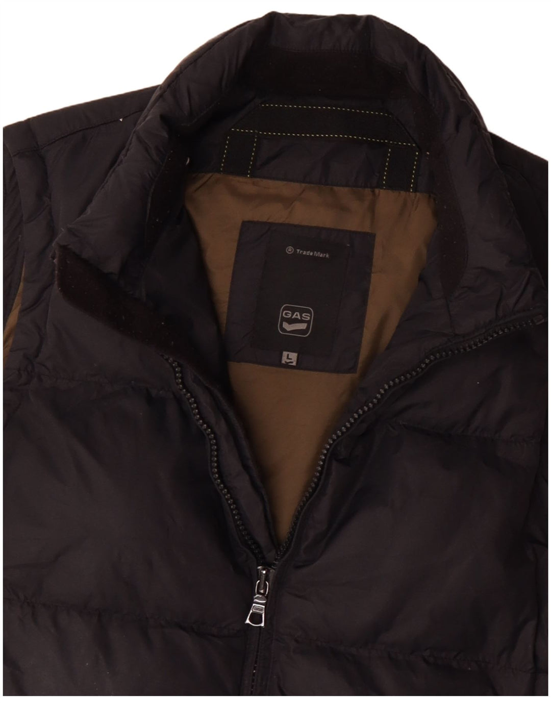 Gas Mens acolchoado Gilet UK 40 grande poliéster preto