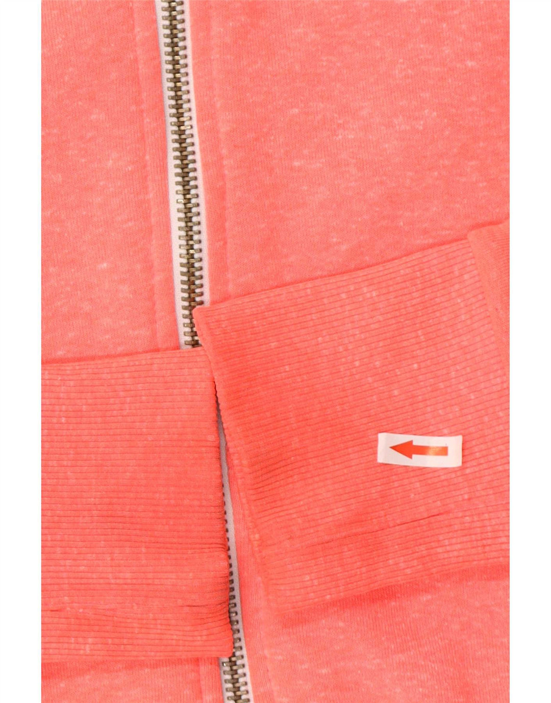 Suéter feminino Superdry com capuz e zíper Reino Unido 16 grande poliéster rosa