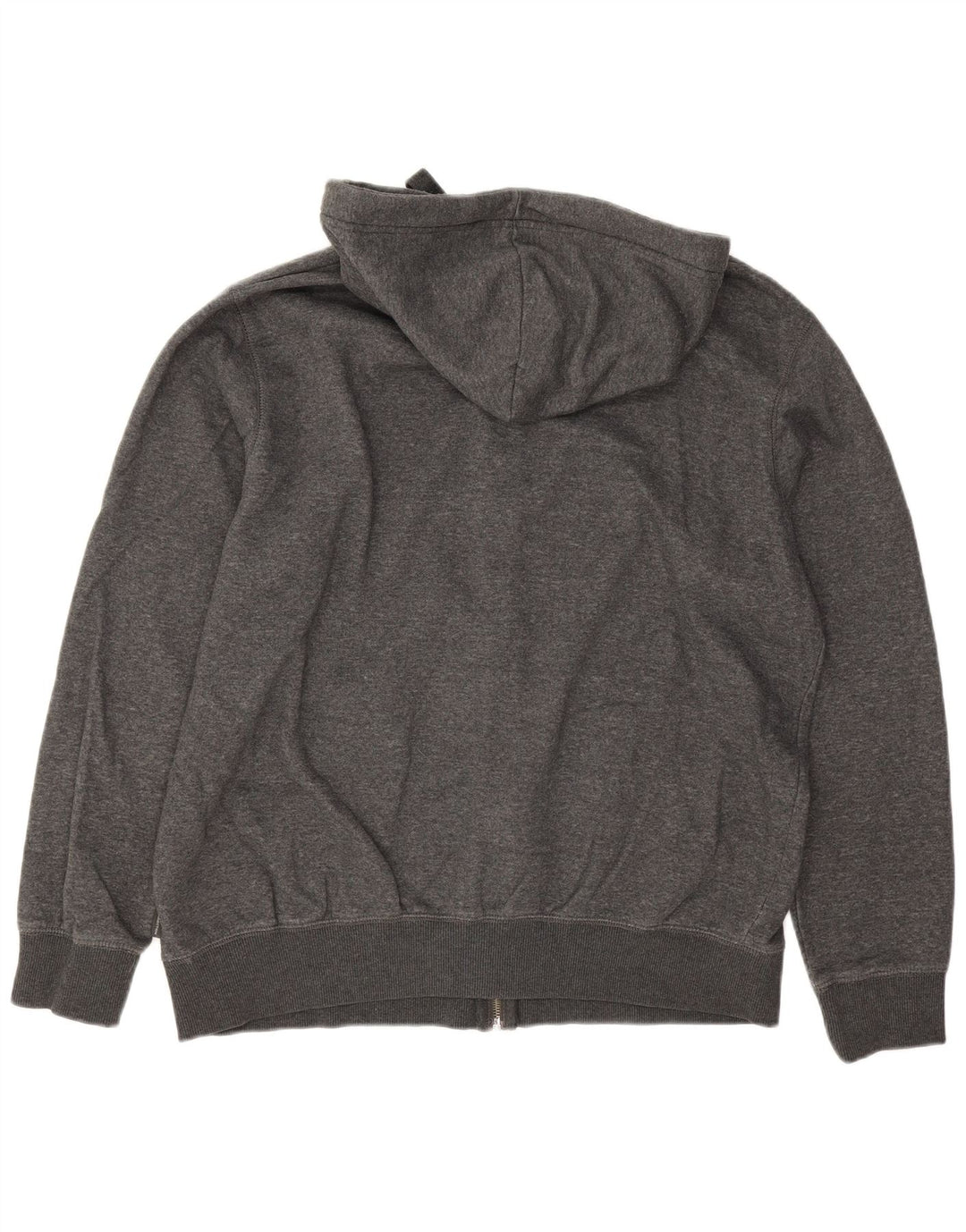 Suéter masculino com capuz e zíper French Connection XL algodão cinza