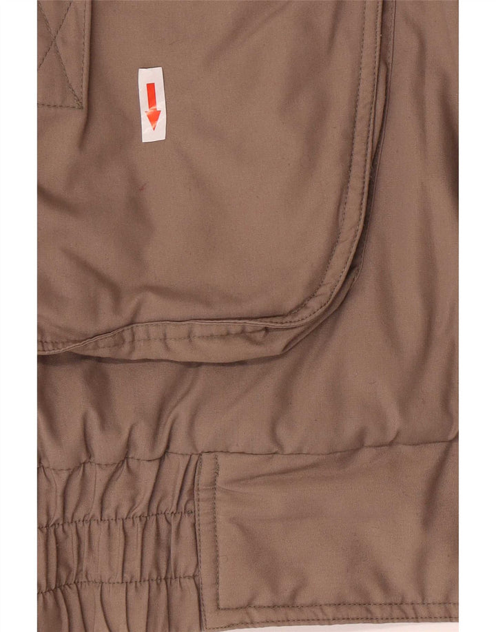 Jaqueta acolchoada masculina Mark Astor IT 54 2XL poliéster bege