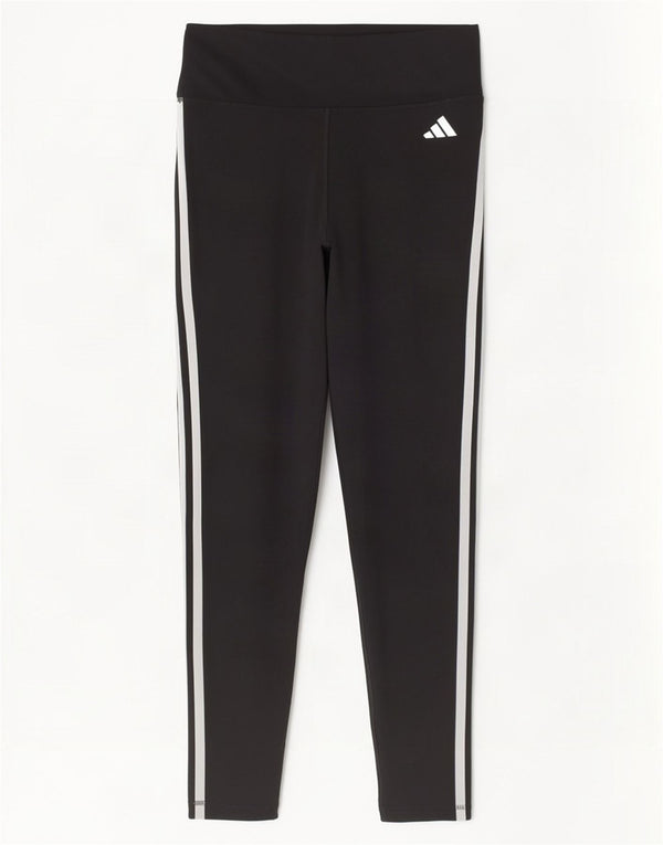 Adidas Womens Tight Fit Crop Leggings Reino Unido 12/14 Médio Preto Poliéster