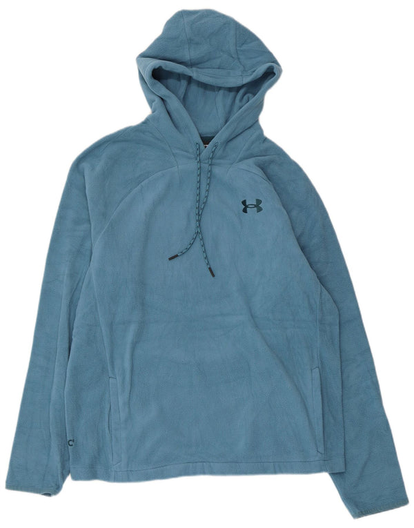 UNDER ARMOUR Mens Polartec moletom com capuz de lã médio azul