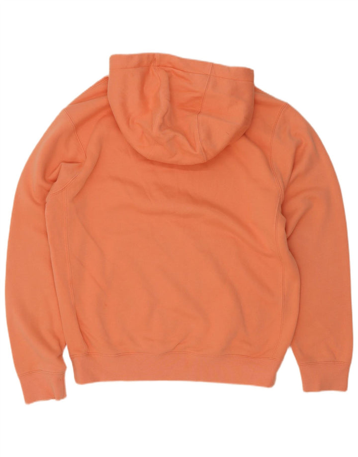 Nike Mens Hoodie Jumper Pequeno Algodão Laranja