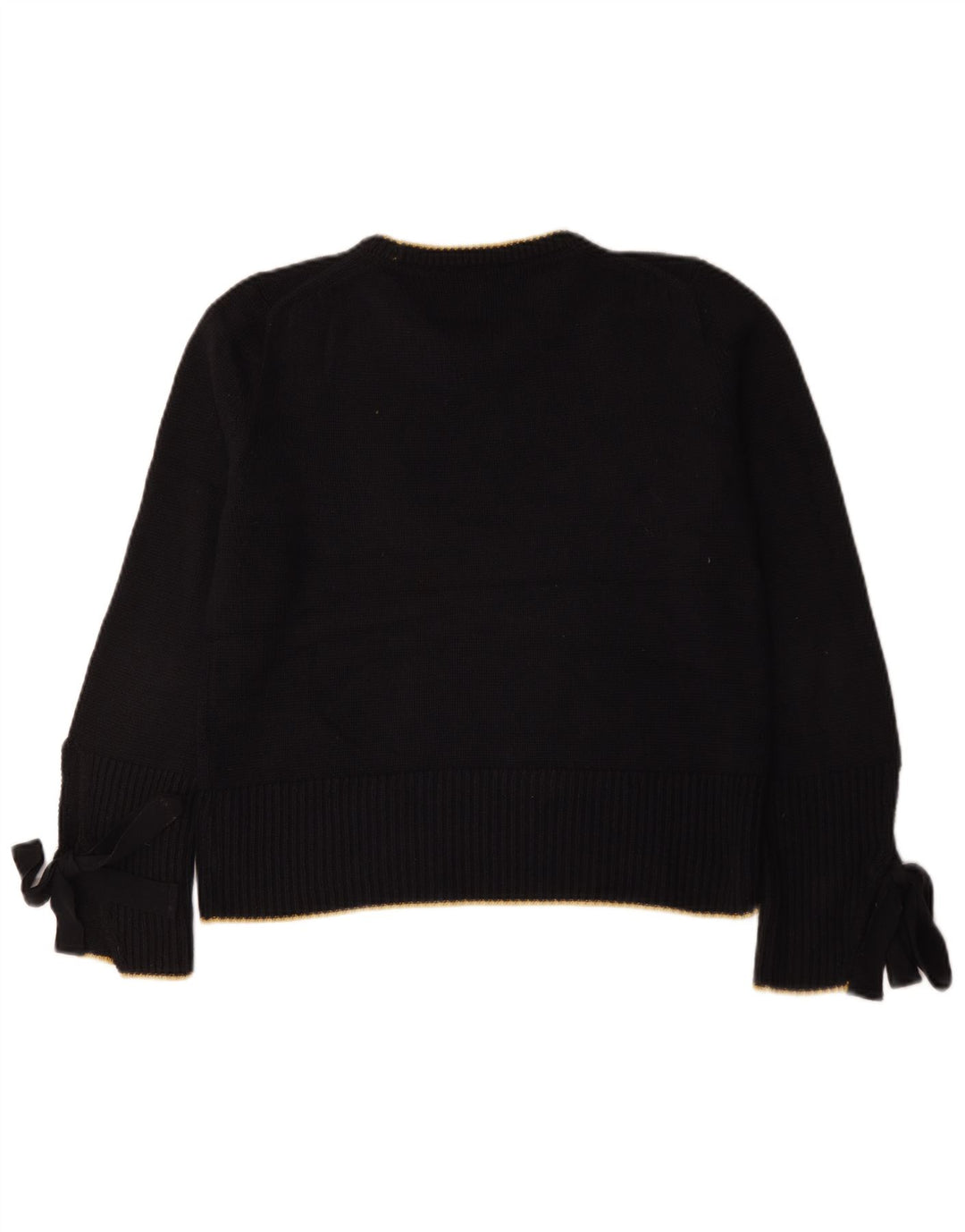 Suéter feminino Marks & Spencer com gola redonda Reino Unido 14 médio azul marinho