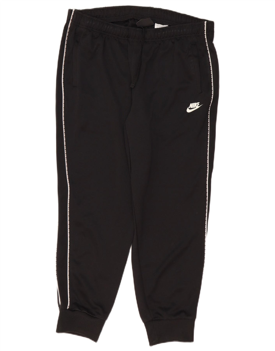 Calça de treino masculina Nike joggers grande poliéster preto