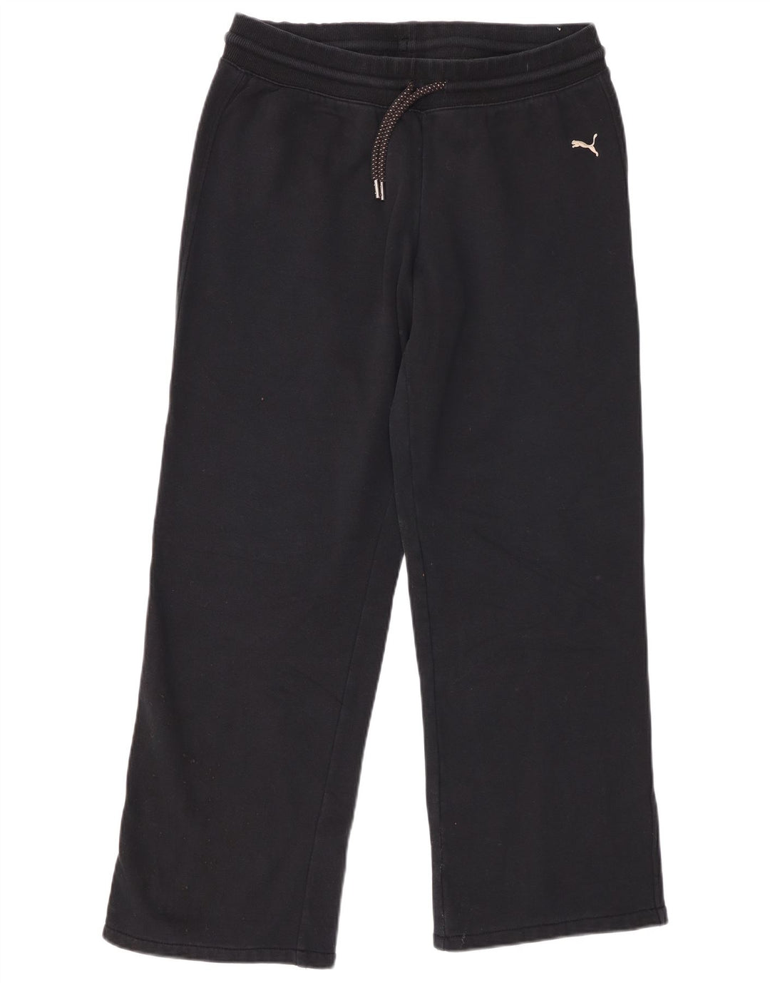 Calça de treino feminina PUMA UK 16 grande algodão preto