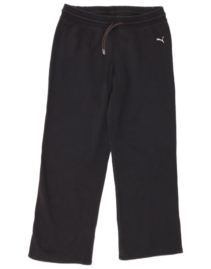 Calça de treino feminina PUMA UK 16 grande algodão preto