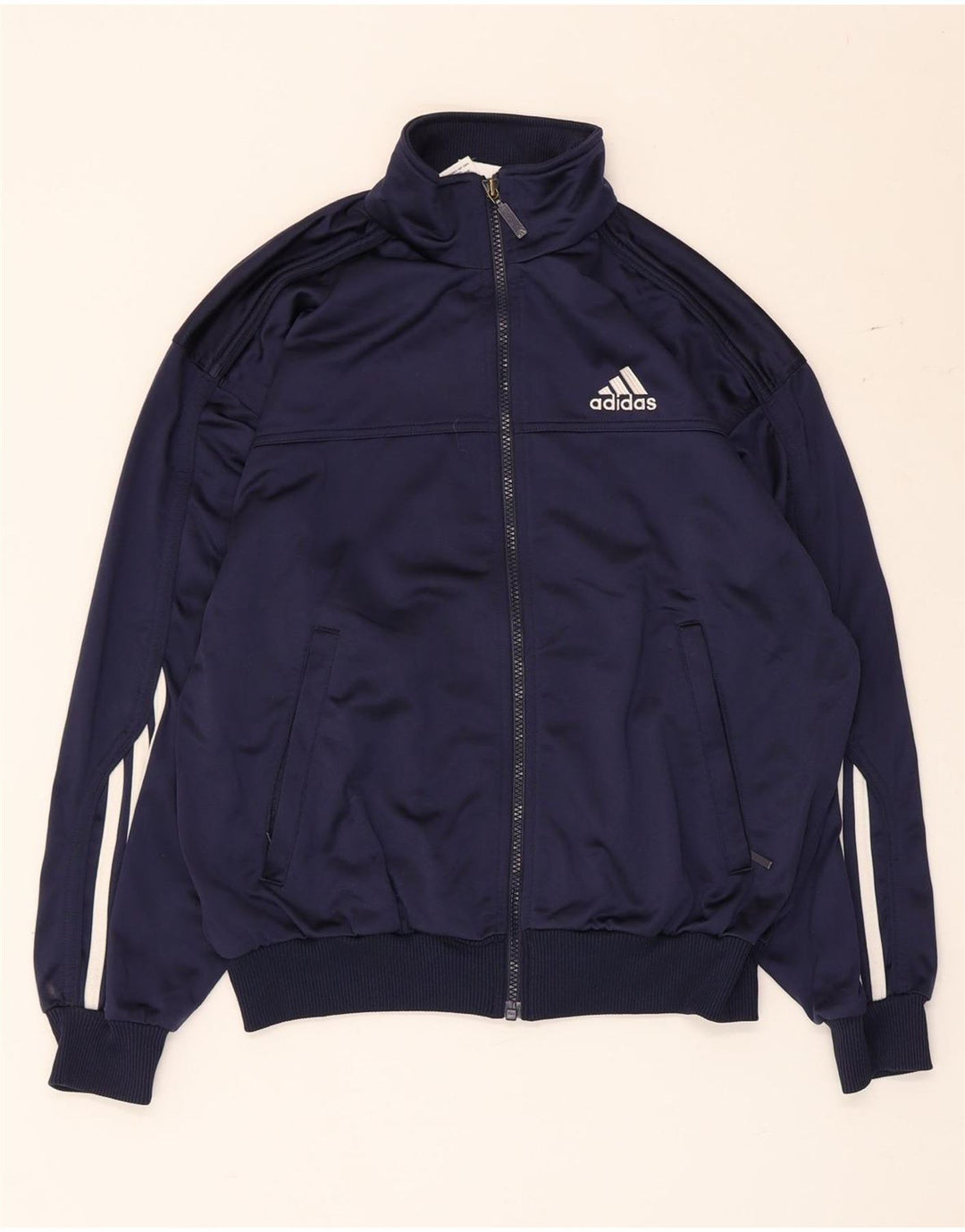 Casaco de treino Adidas menina 13-14 anos azul marinho poliéster