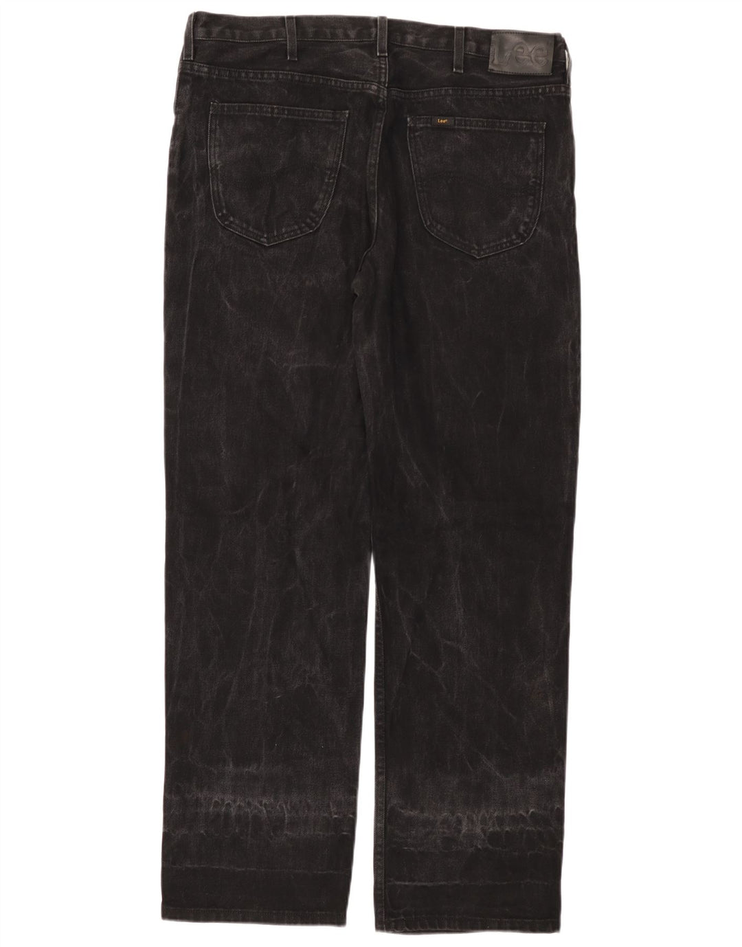 Calça jeans reta masculina LEE Brooklyn Comfort W38 L32 algodão preto