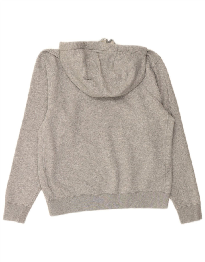 NIKE Mens Graphic Hoodie Jumper Médio Algodão Cinza