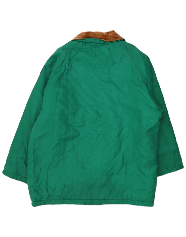 Jaqueta corta-vento masculina Brugi UK 44 2XL poliéster verde